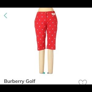 Burberry Gold Capris